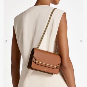 Strathberry crossbody - caramel brown